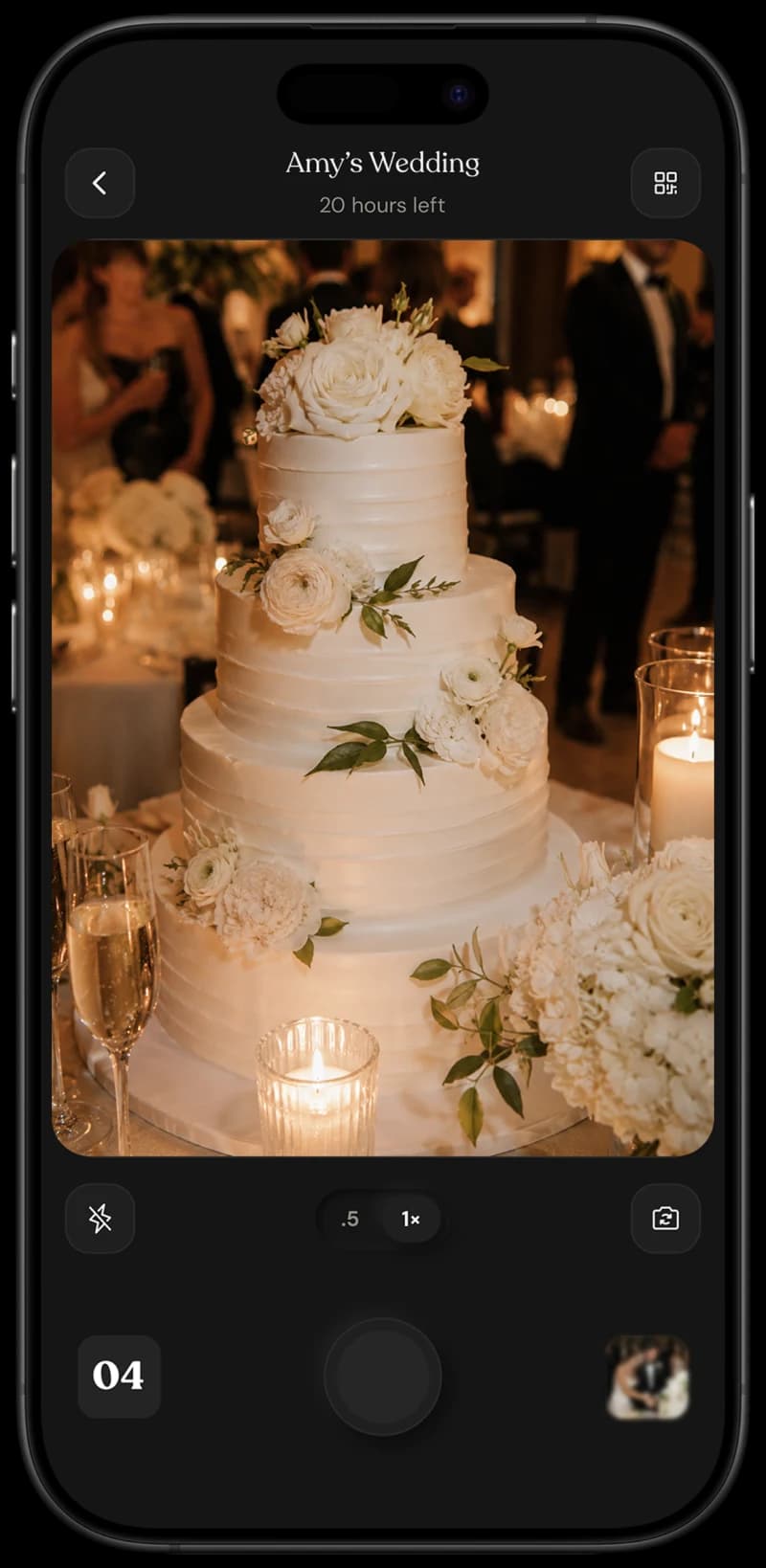 Keeps Capture Moments screen