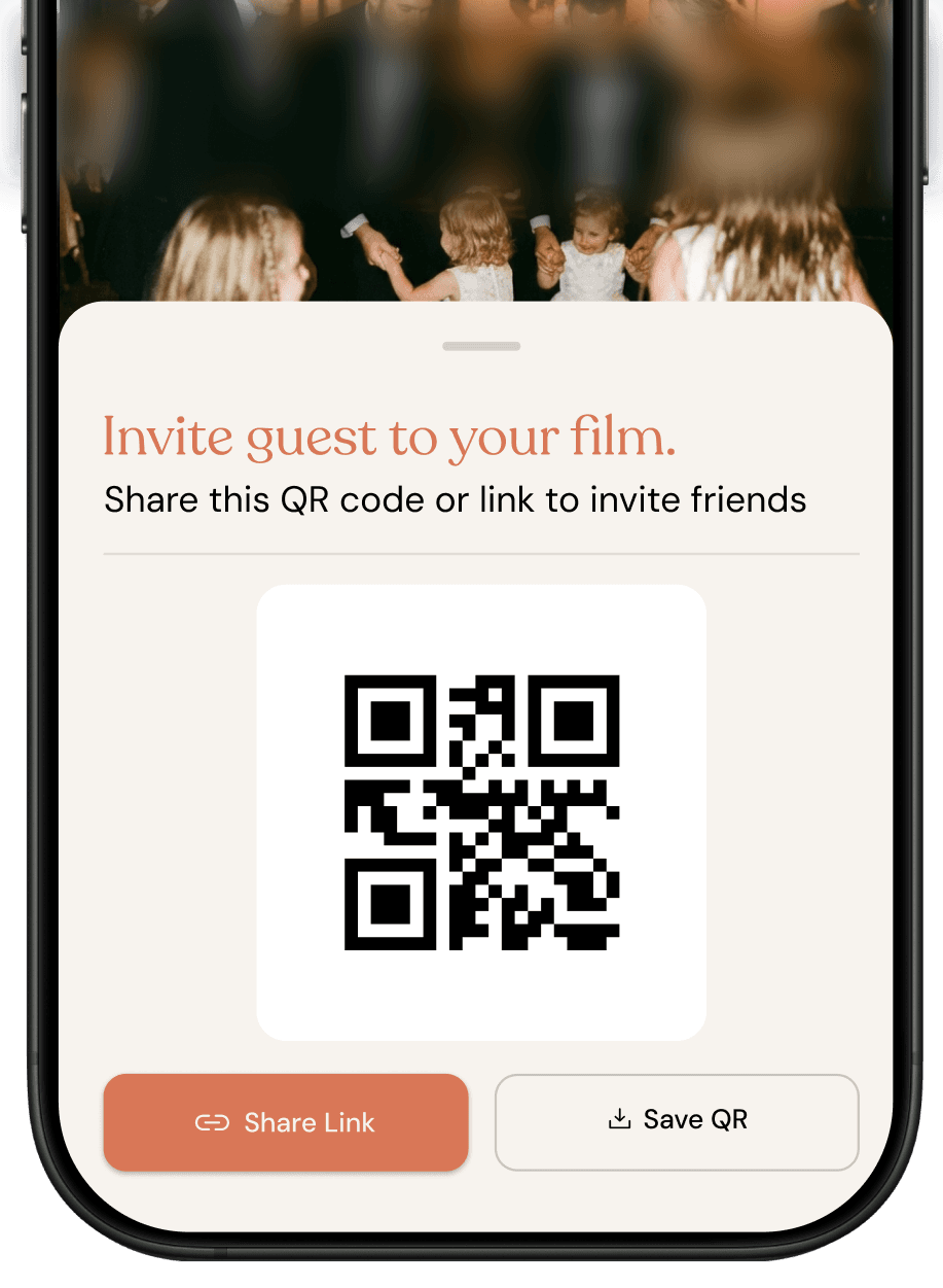 Share instantly with QR or link